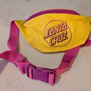 Santa Cruz Yellow and Pink Fanny Pack